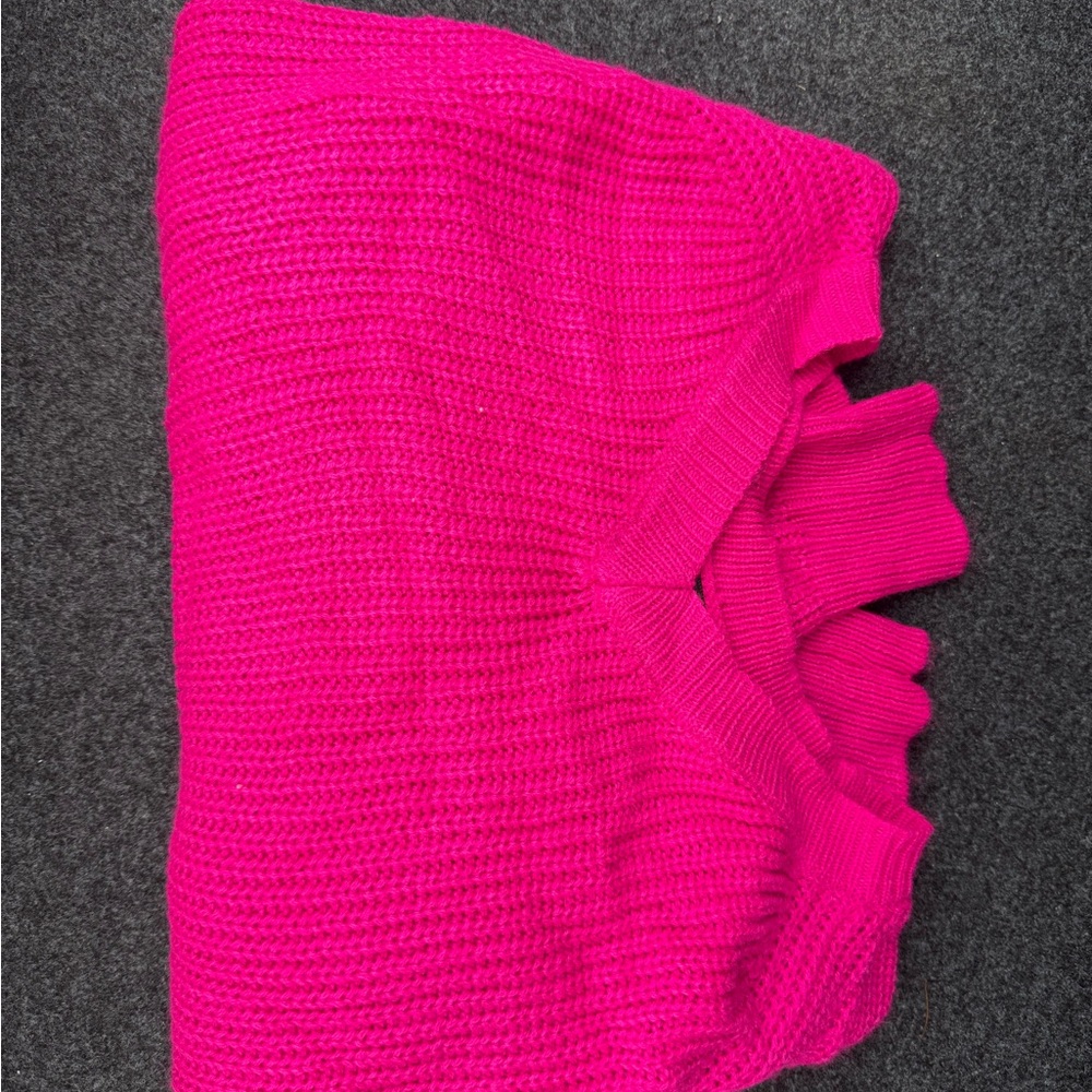 Vibrant Pink Knit Sweater